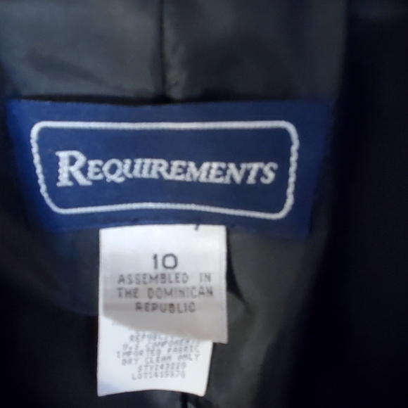 Medium Vintage 90's Black & Off-White Houndstooth Double Breasted Jacket Blazer - Picture 8 of 9